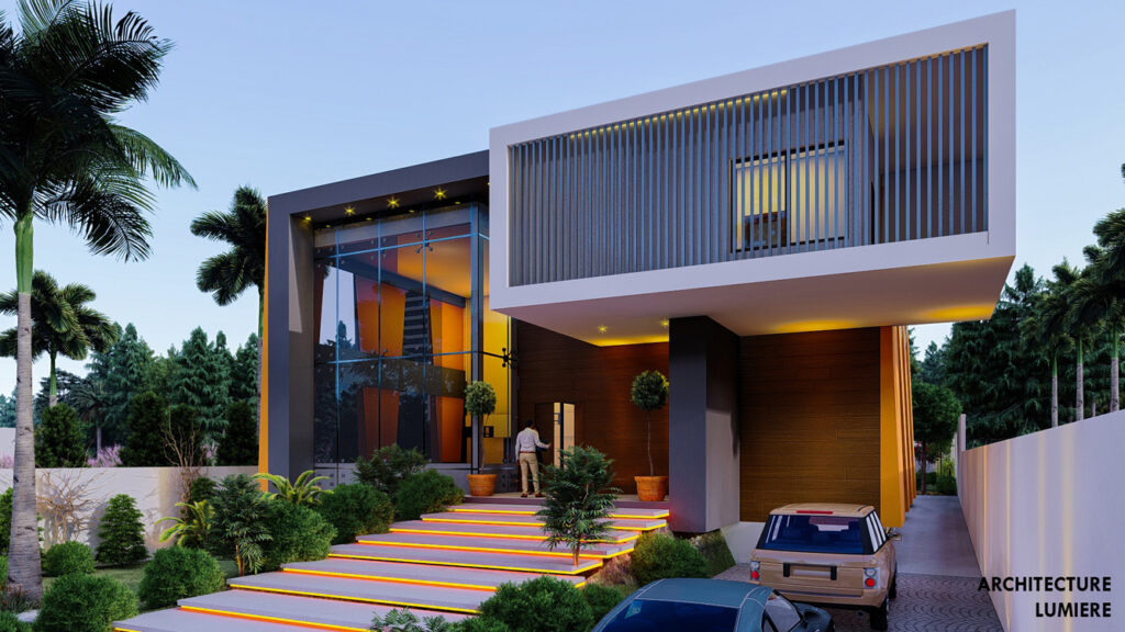 Agence architecture lumière plan